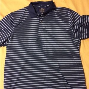 Izod short sleeve polo shirt size Large
